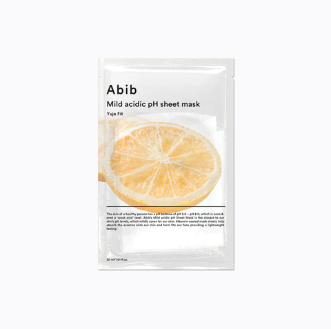 Mild Acidic pH Sheet Mask Yuja Fit (1ea)